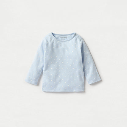 Juniors All-Over Polka Dot Print T-shirt and Pyjama Set