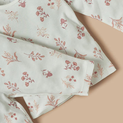 Juniors Floral Print T-shirt and Pyjama Set