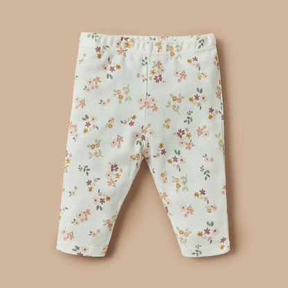 Juniors All-Over Floral Print T-shirt and Pyjama Set
