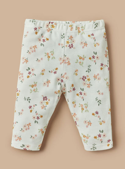 Juniors All-Over Floral Print T-shirt and Pyjama Set-baby-girls-clothing-nightwear-pyjamasets-image-2