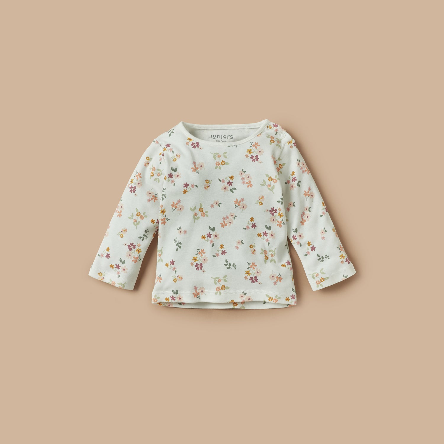 Juniors All-Over Floral Print T-shirt and Pyjama Set