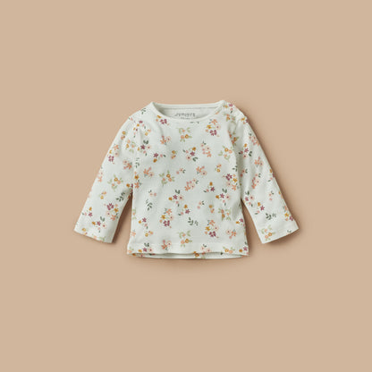 Juniors All-Over Floral Print T-shirt and Pyjama Set