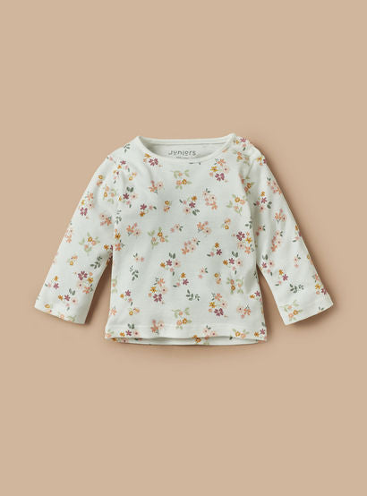 Juniors All-Over Floral Print T-shirt and Pyjama Set-baby-girls-clothing-nightwear-pyjamasets-image-3