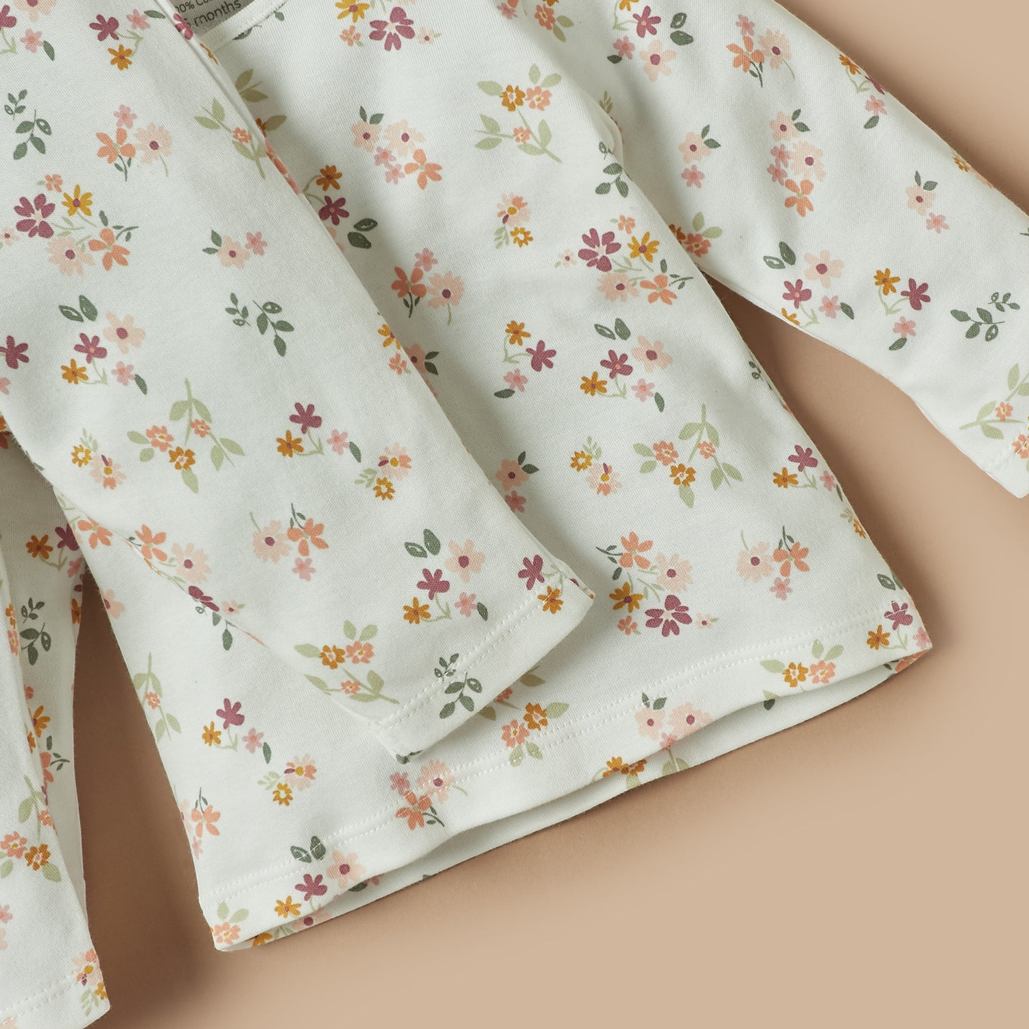 Juniors All-Over Floral Print T-shirt and Pyjama Set