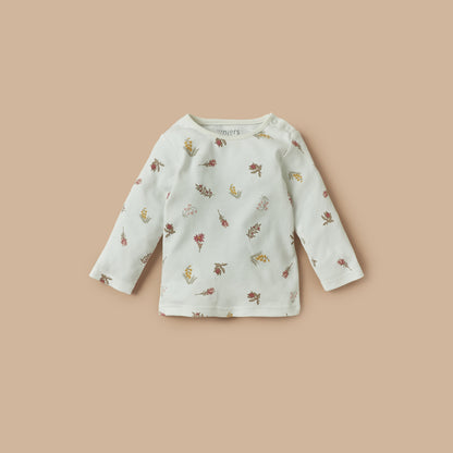 Juniors Floral Print T-shirt and Pyjama Set
