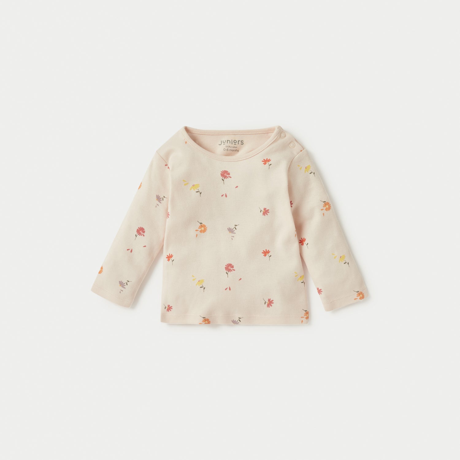 Juniors All-Over Floral Print T-shirt and Pyjama Set