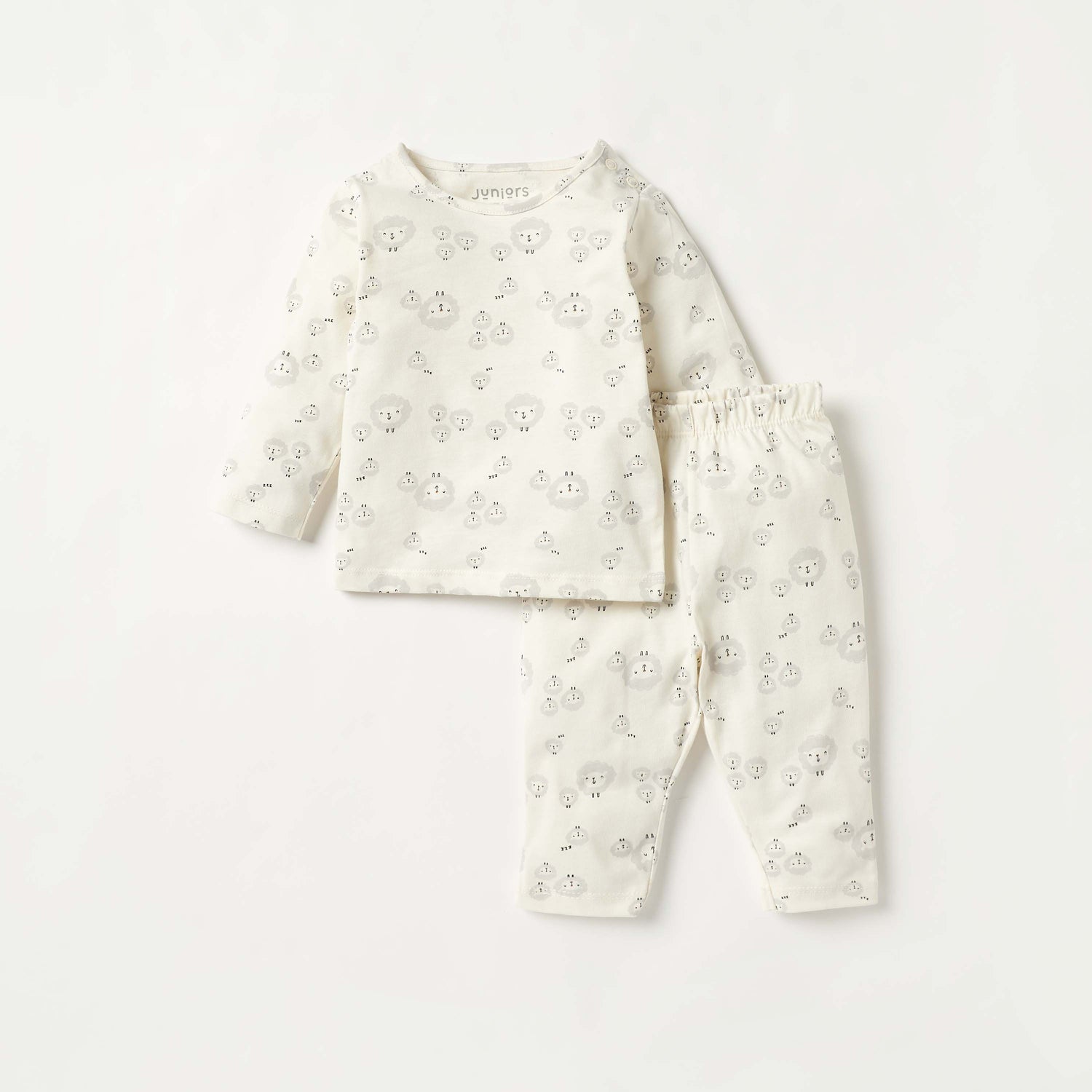Juniors Animal Print T-shirt and Pyjama Set