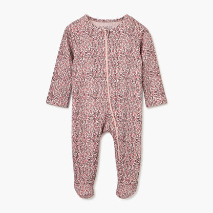 Juniors Dinosaur Print Sleepsuit with Long Sleeves and Zip Closure - Cream / 12-18 mths