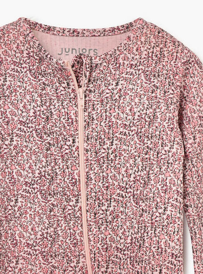 Juniors Dinosaur Print Sleepsuit with Long Sleeves and Zip Closure-baby-boys-clothing-nightwear-sleepsuits-image-4