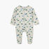 Juniors Floral Print Sleepsuit with Long Sleeves and Zip Closure - Pink / 12-18 mths