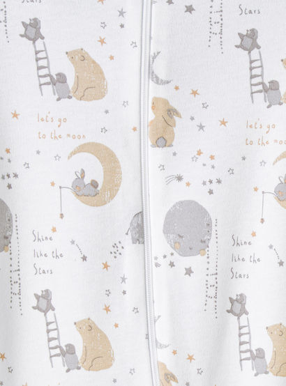 Juniors Round Neck Sleepsuit with Zip Closure - Cotton - Long Sleeves-promo_babyshop_Buy3for69_UAE130126-image-5