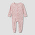 Juniors Cotton Round Neck Long Sleeves Sleepsuit with Fun Print - Pink / 12-18 mths