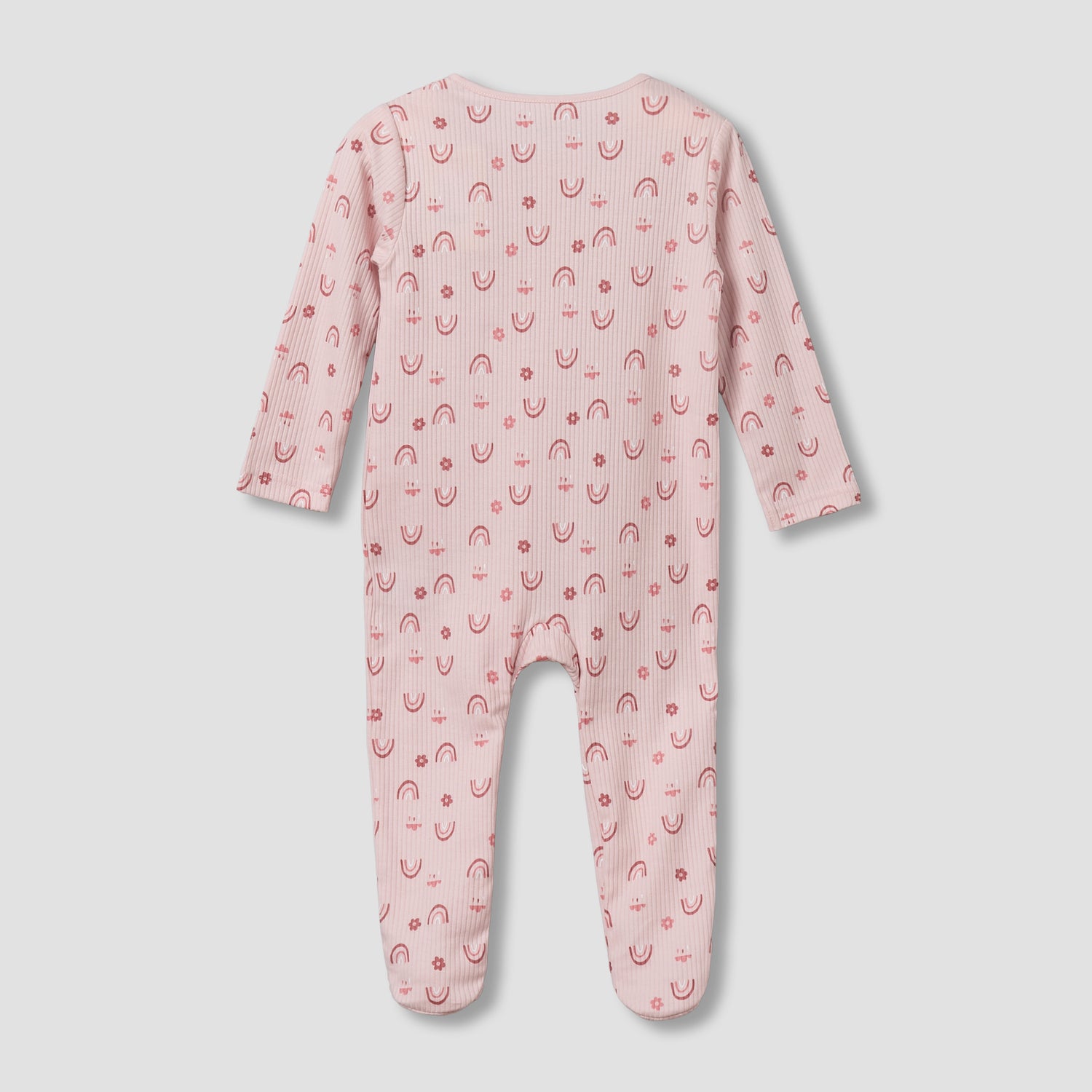 Juniors Cotton Round Neck Long Sleeves Sleepsuit with Fun Print