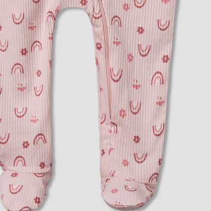 Juniors Cotton Round Neck Long Sleeves Sleepsuit with Fun Print