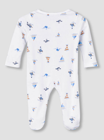 Juniors Cotton Round Neck Long Sleeve Sleepsuit with Zip Closure-baby-boys-clothing-nightwear-sleepsuits-image-3