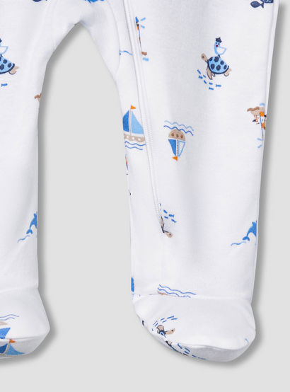 Juniors Cotton Round Neck Long Sleeve Sleepsuit with Zip Closure-baby-boys-clothing-nightwear-sleepsuits-image-5