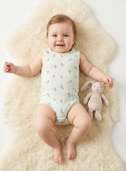 Juniors Printed Sleeveless Bodysuit - Set of 5-promo_babyshop_Buy2for115_UAE130126-image-2