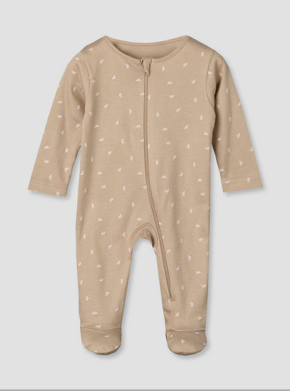 Pack of 5 Juniors Cotton Crew Neck Long Sleeves Sleepsuit with Zip Closure-baby-girls-clothing-nightwear-sleepsuits-image-4
