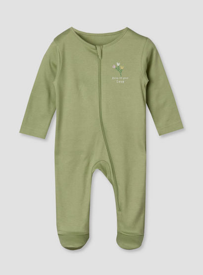 Pack of 5 Juniors Cotton Crew Neck Long Sleeves Sleepsuit with Zip Closure-baby-girls-clothing-nightwear-sleepsuits-image-7