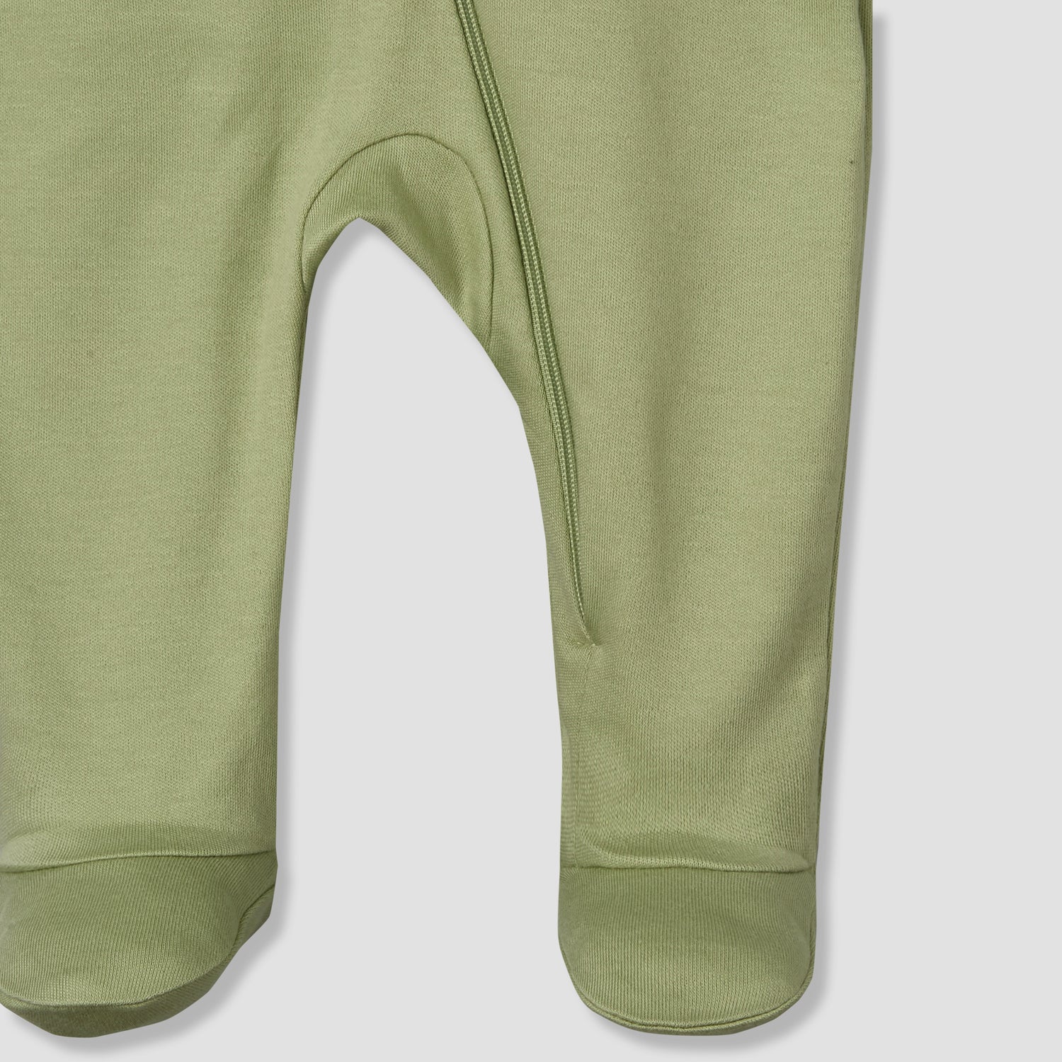 Pack of 5 Juniors Cotton Crew Neck Long Sleeves Sleepsuit with Zip Closure