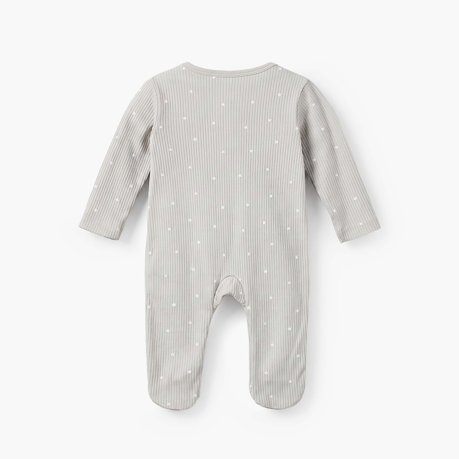 Pack of 3 Juniors Cotton Round Neck Long Sleeves Sleepsuit with Zip Closure