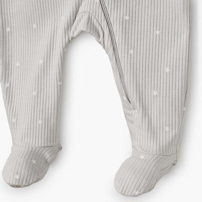Pack of 3 Juniors Cotton Round Neck Long Sleeves Sleepsuit with Zip Closure