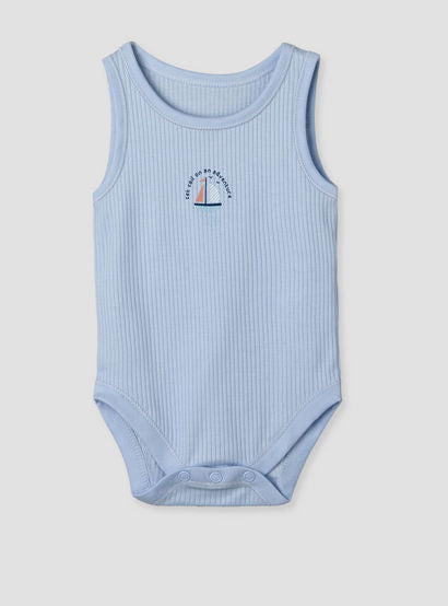 Pack of 5 Juniors Cotton Sleeveless Bodysuit with Sailboat Print-promo_babyshop_Buy2for115_UAE130126-image-6