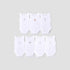 Pack of 7 Juniors Round Neck Sleeveless Bodysuit with Fun Print - White / 18-24 mths