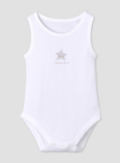 Pack of 7 Juniors Round Neck Sleeveless Bodysuit with Fun Print-promo_babyshop_Buy2for115_UAE130126-image-8