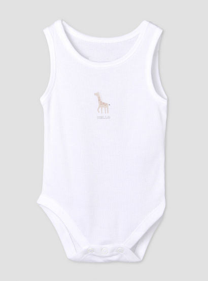 Pack of 7 Juniors Round Neck Sleeveless Bodysuit with Fun Print-promo_babyshop_Buy2for115_UAE130126-image-9
