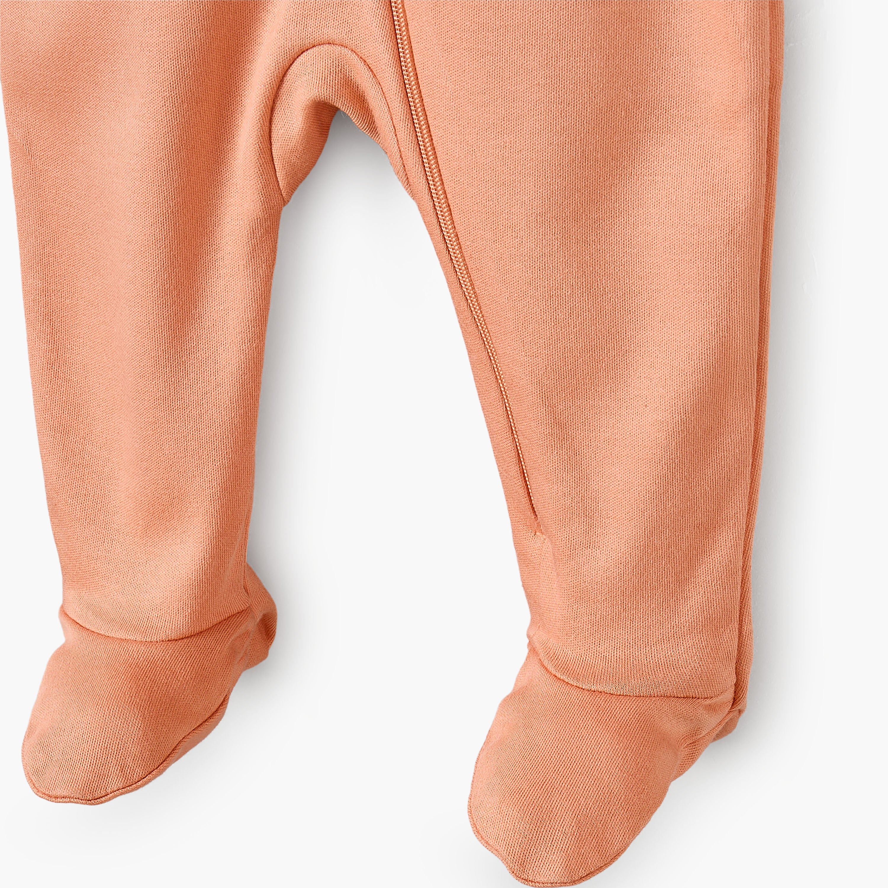 Pack of 5 Juniors Cotton Round Neck Long Sleeves Sleepsuit with Zip Closure