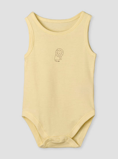 Pack of 7 Juniors Round Neck Sleeveless Bodysuit with Animal Print-promo_babyshop_Buy2for115_UAE130126-image-4