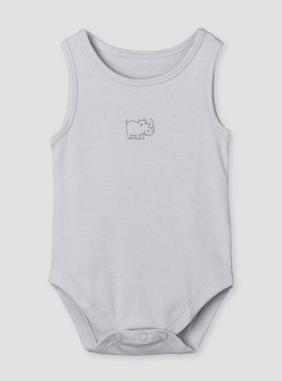 Pack of 7 Juniors Round Neck Sleeveless Bodysuit with Animal Print-promo_babyshop_Buy2for115_UAE130126-image-6