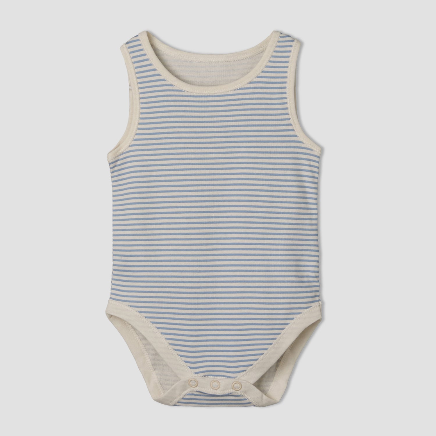 Set of 7 Juniors Round Neck Sleeveless Bodysuit with Print
