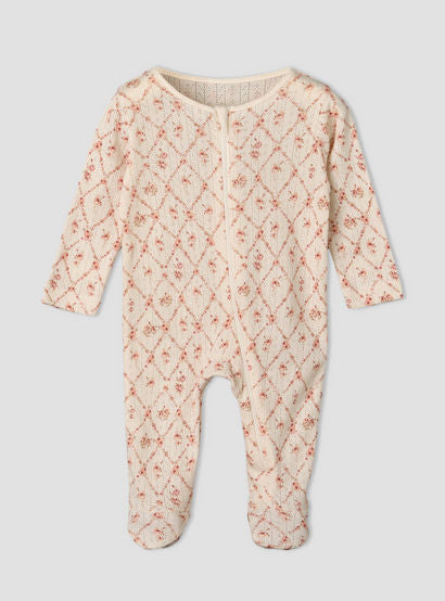 Pack of 3 Juniors Cotton Round Neck Long Sleeves Sleepsuit with Zip Closure-baby-girls-clothing-nightwear-sleepsuits-image-4