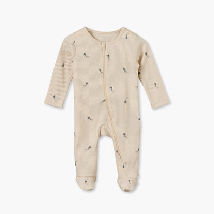 Pack of 3 Juniors Cotton Crew Neck Long Sleeves Sleepsuit with Star Print