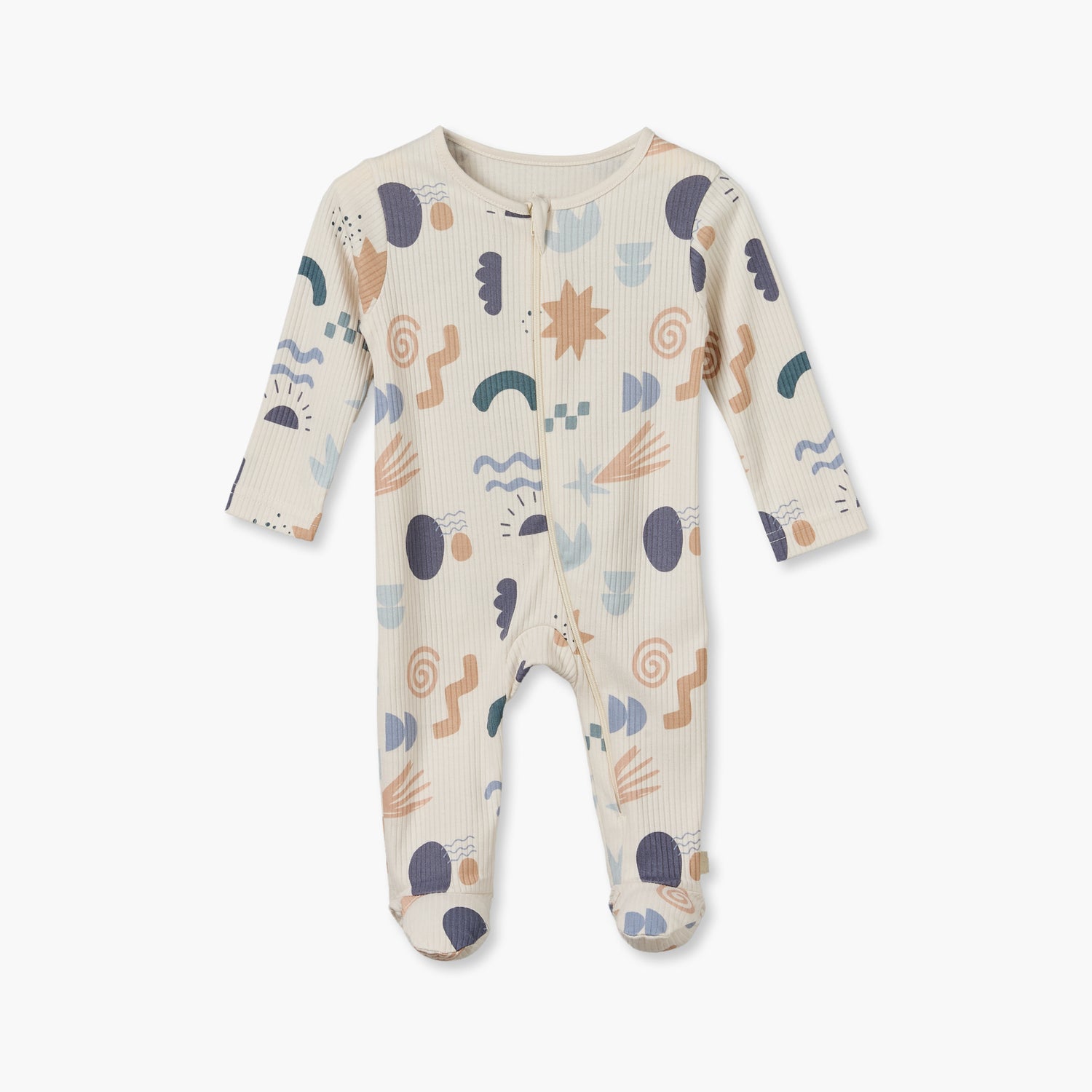 Pack of 3 Juniors Cotton Crew Neck Long Sleeves Sleepsuit with Star Print