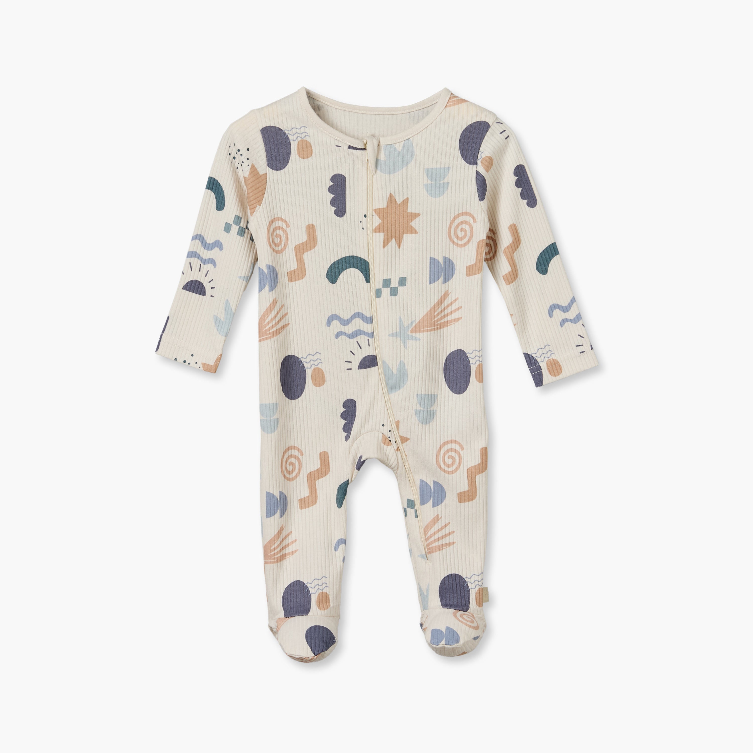 Pack of 3 Juniors Cotton Crew Neck Long Sleeves Sleepsuit with Star Print