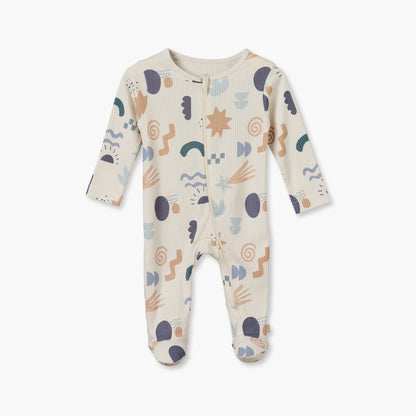 Pack of 3 Juniors Cotton Crew Neck Long Sleeves Sleepsuit with Star Print