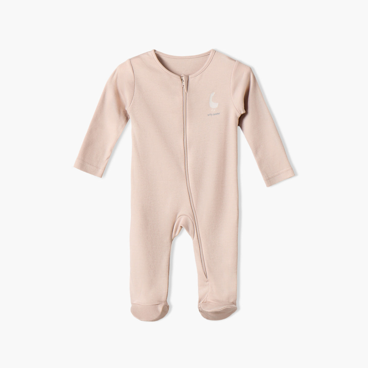 Pack of 5 Juniors Cotton Crew Neck Long Sleeves Sleepsuit with Zip Closure