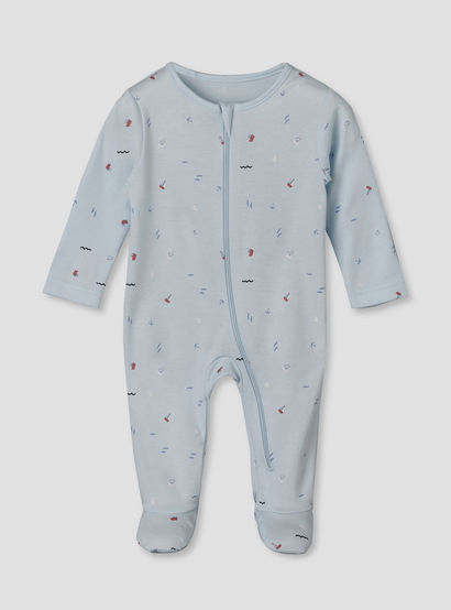 Pack of 3 Juniors Cotton Round Neck Long Sleeves Sleepsuit with Sailboat Print-promo_babyshop_Buy2for115_UAE130126-image-5
