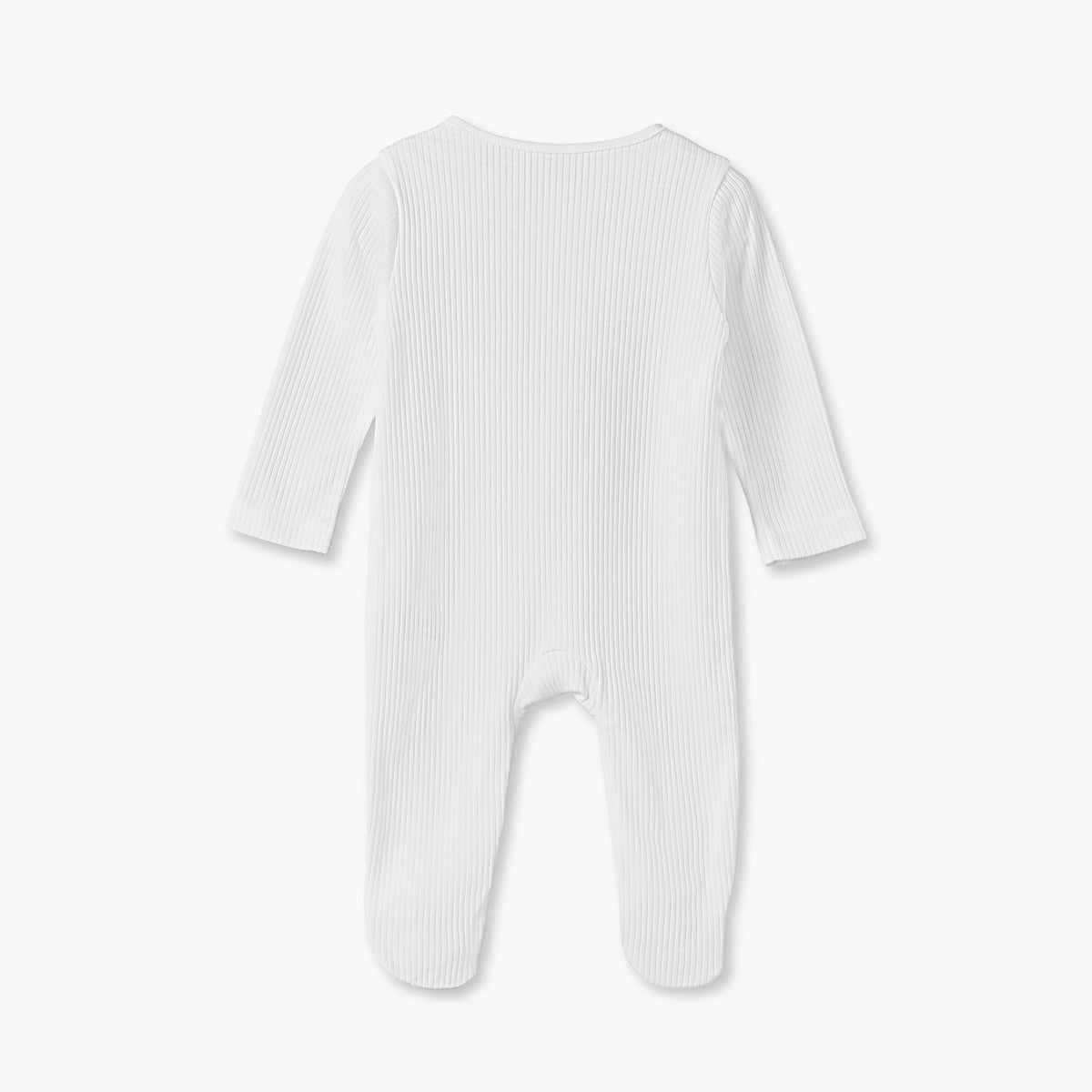 Pack of 5 Juniors Cotton Crew Neck Long Sleeves Sleepsuits with Heart Print