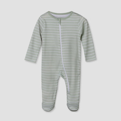 Pack of 3 Juniors Cotton Long Sleeves Sleepsuit with Safari Print