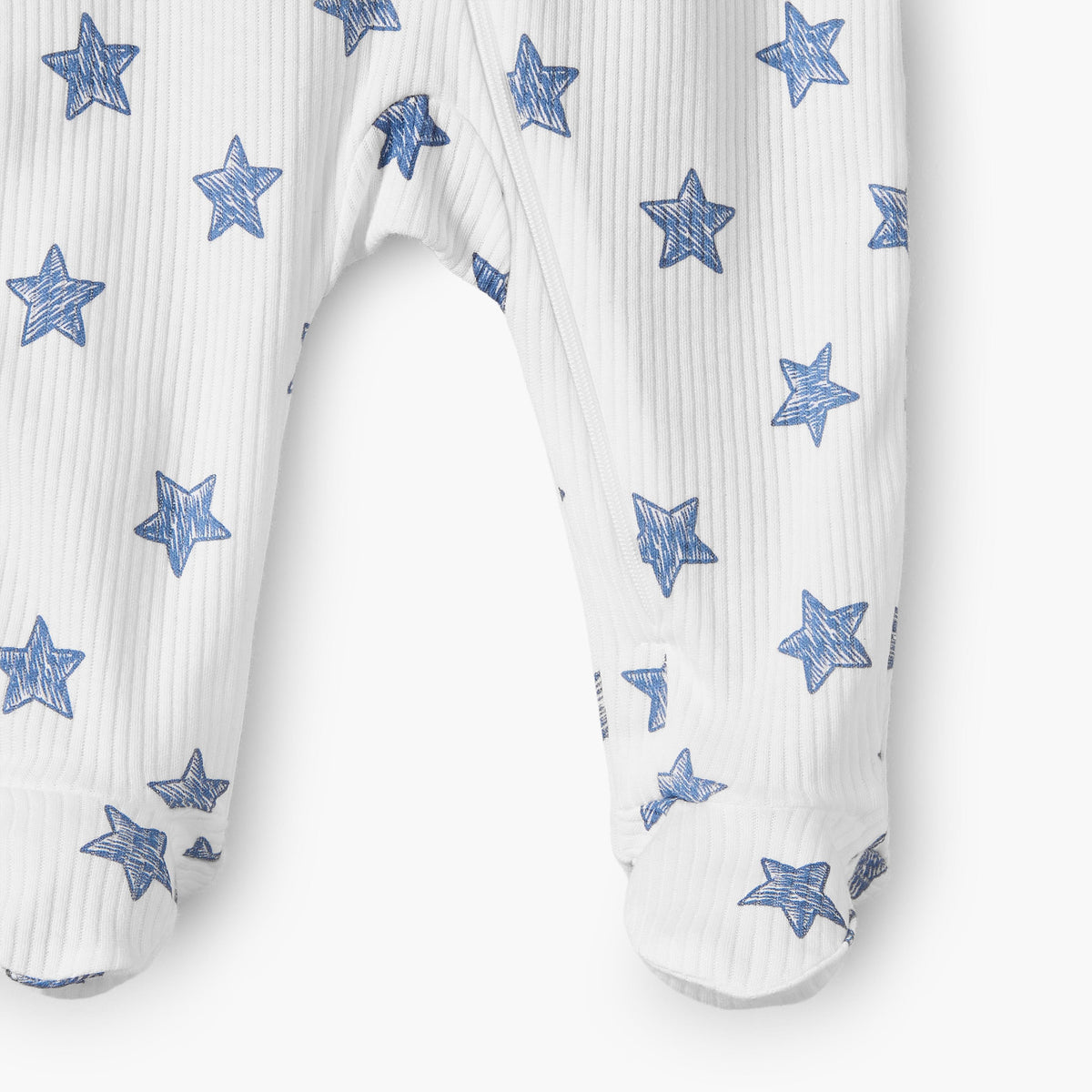 Pack of 5 Juniors Cotton Crew Neck Long Sleeves Sleepsuit with Star Print
