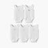 Pack of 5 Juniors Round Neck Sleeveless Bodysuit with Safari Print