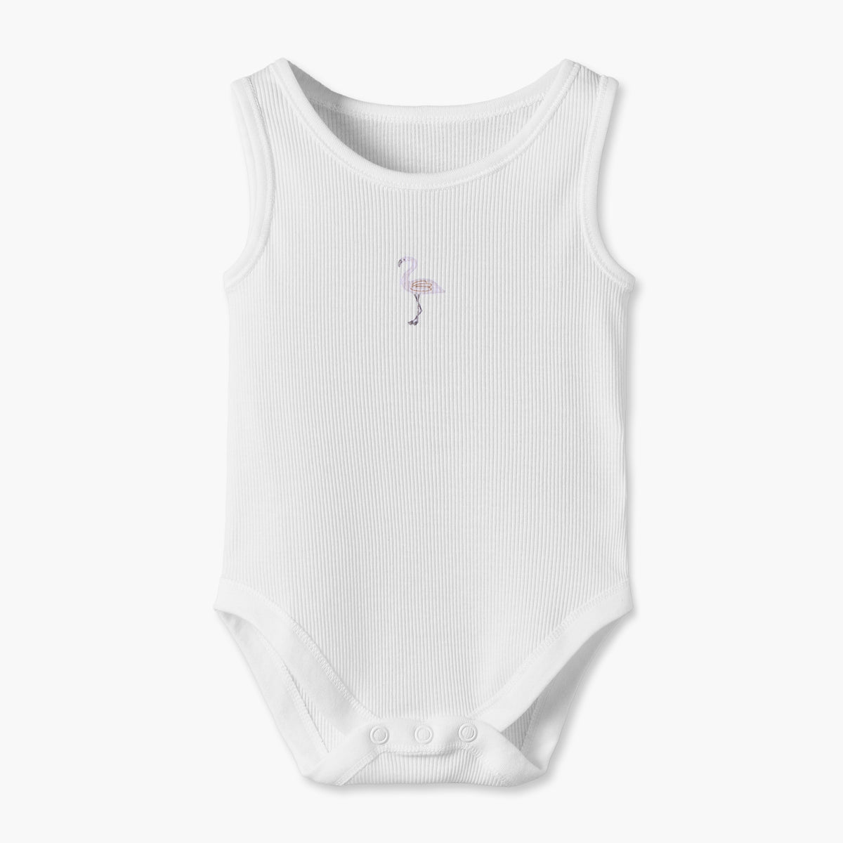Pack of 5 Juniors Round Neck Sleeveless Bodysuit with Safari Print