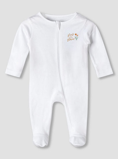 Pack of 5 Juniors Cotton Round Neck Long Sleeve Sleepsuit with Zip Closure-baby-girls-clothing-nightwear-sleepsuits-image-4