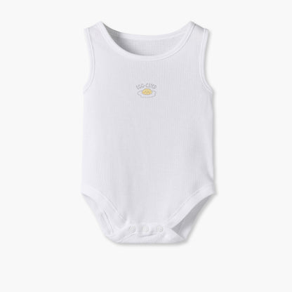 Pack of 5 Juniors Crew Neck Sleeveless Bodysuit with Graphic Print