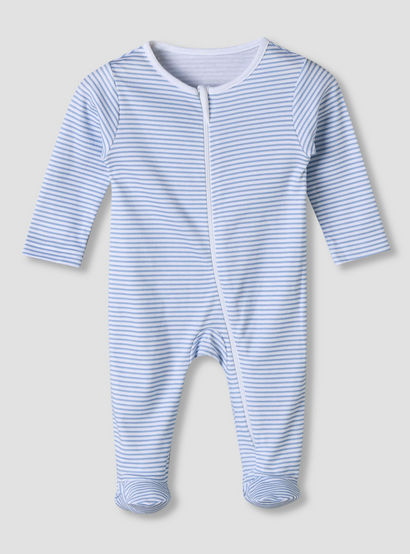 Pack of 5 Juniors Cotton Round Neck Long Sleeve Sleepsuit with Zip Closure-baby-boys-clothing-nightwear-sleepsuits-image-4