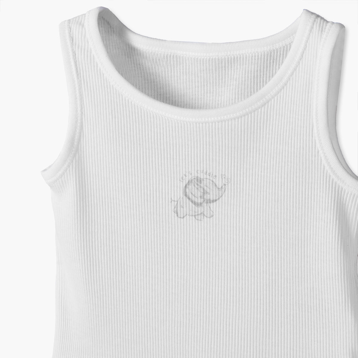 Pack of 7 Juniors Round Neck Sleeveless Bodysuit with Elephant Print